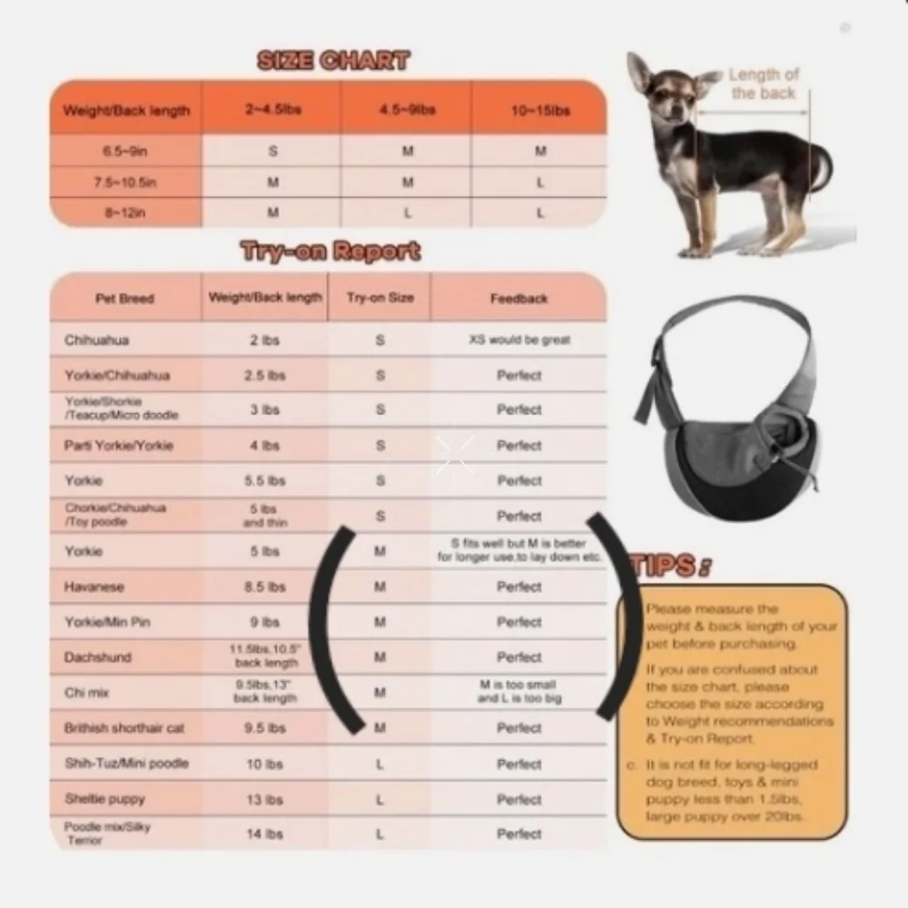 Yudodo Pet Sling Carrier